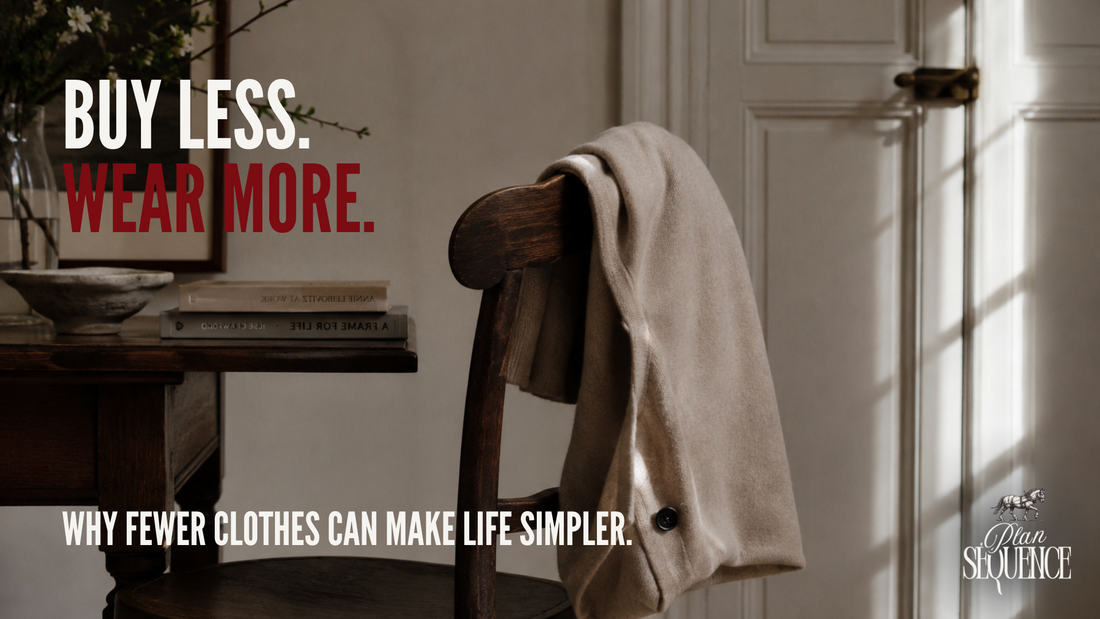 Building an intentional wardrobe isn't about owning fewer clothes