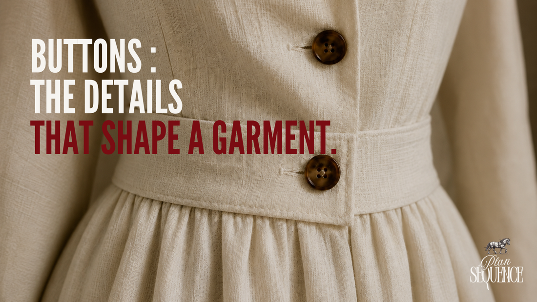 Buttons : The details that shape a garment.